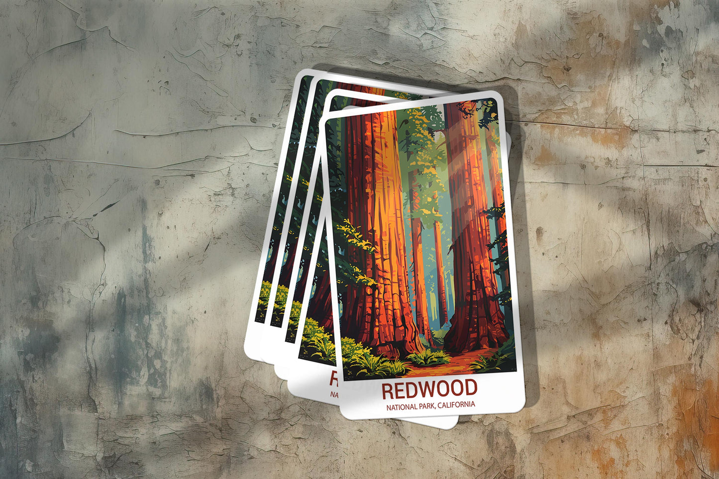 Redwood National Park Sticker – Durable Vinyl Sticker