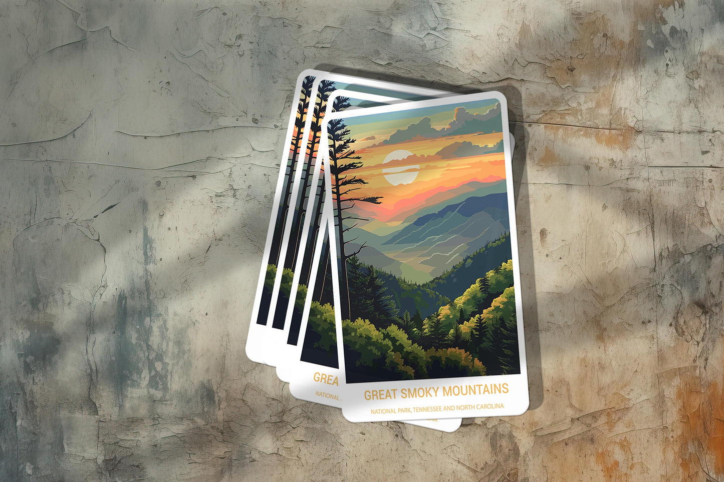 Great Smoky Mountains National Park Sticker – Durable Vinyl Sticker