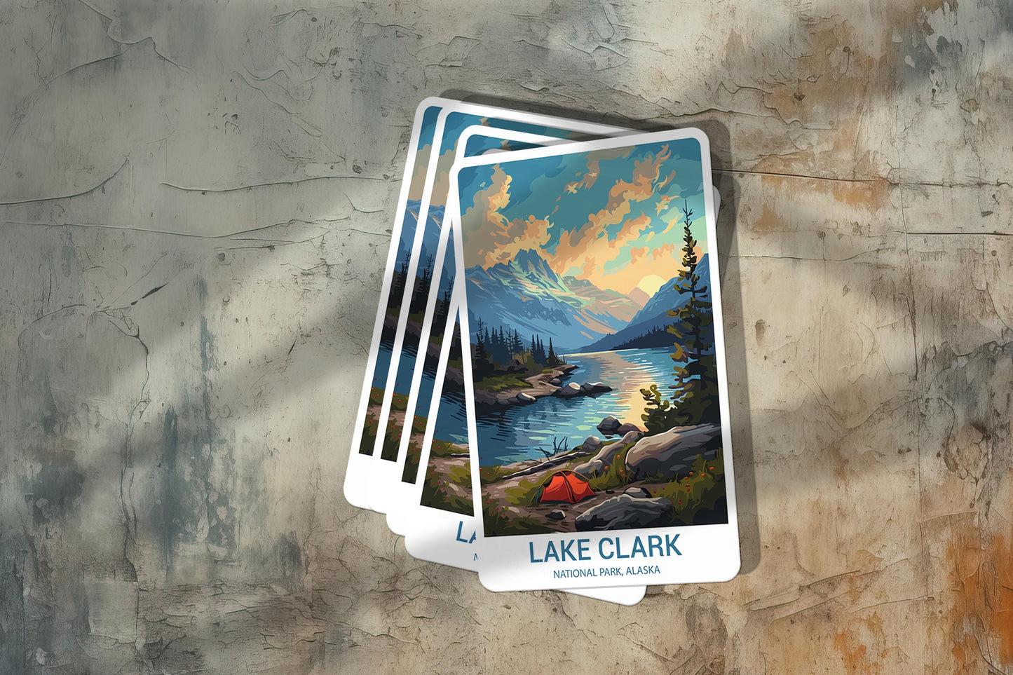 Lake Clark National Park Sticker – Durable Vinyl Sticker