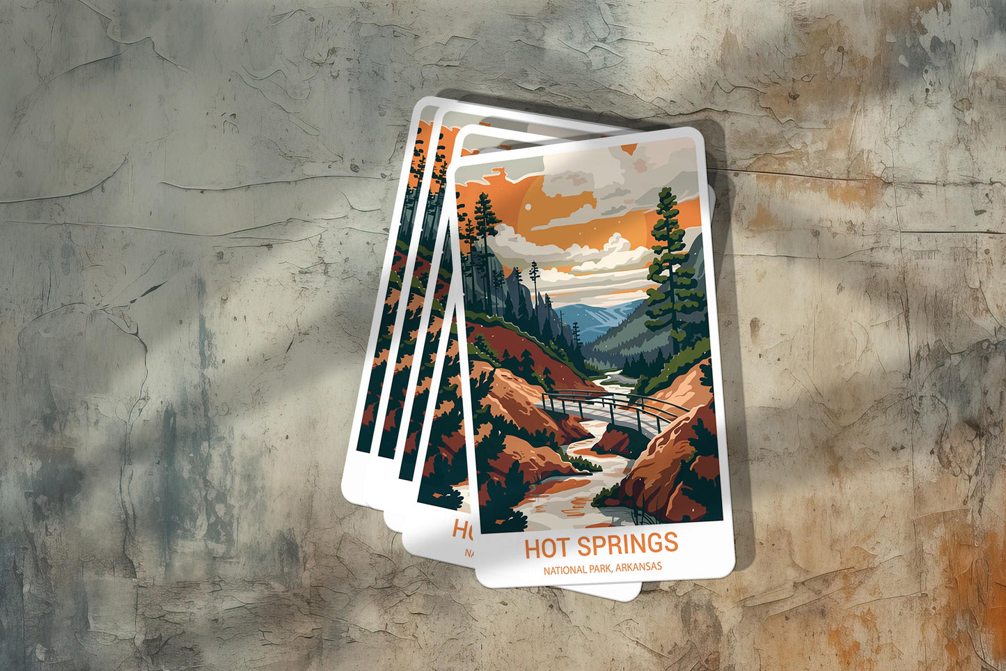 Hot Springs National Park Sticker – Durable Vinyl Sticker