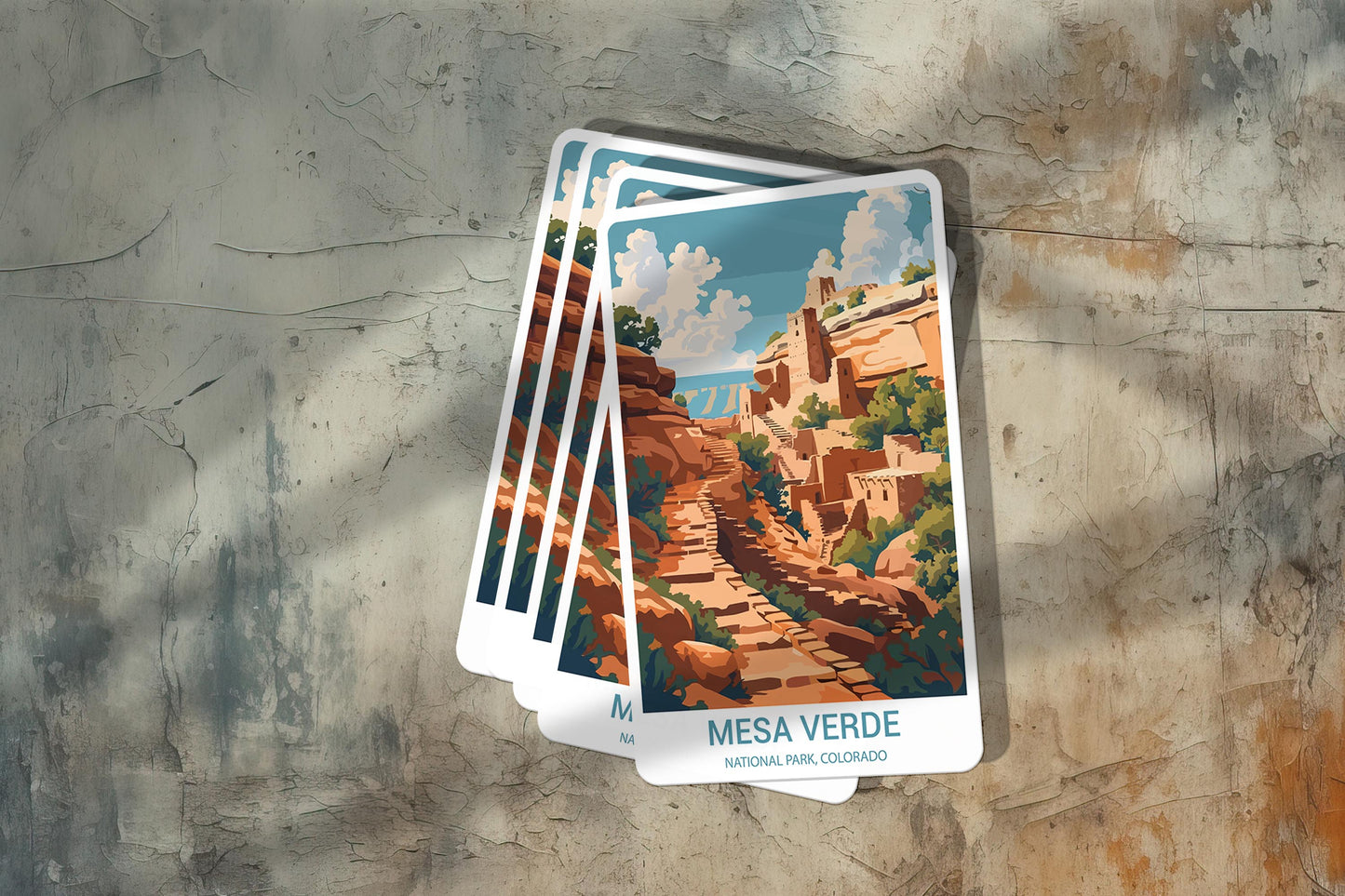 Mesa Verde National Park Sticker – Durable Vinyl Sticker