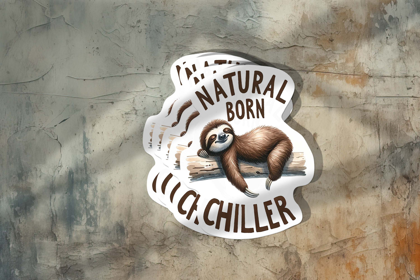 Sloths with Quotes Sticker β Cute Weatherproof Vinyl for Laptops, Cups & More