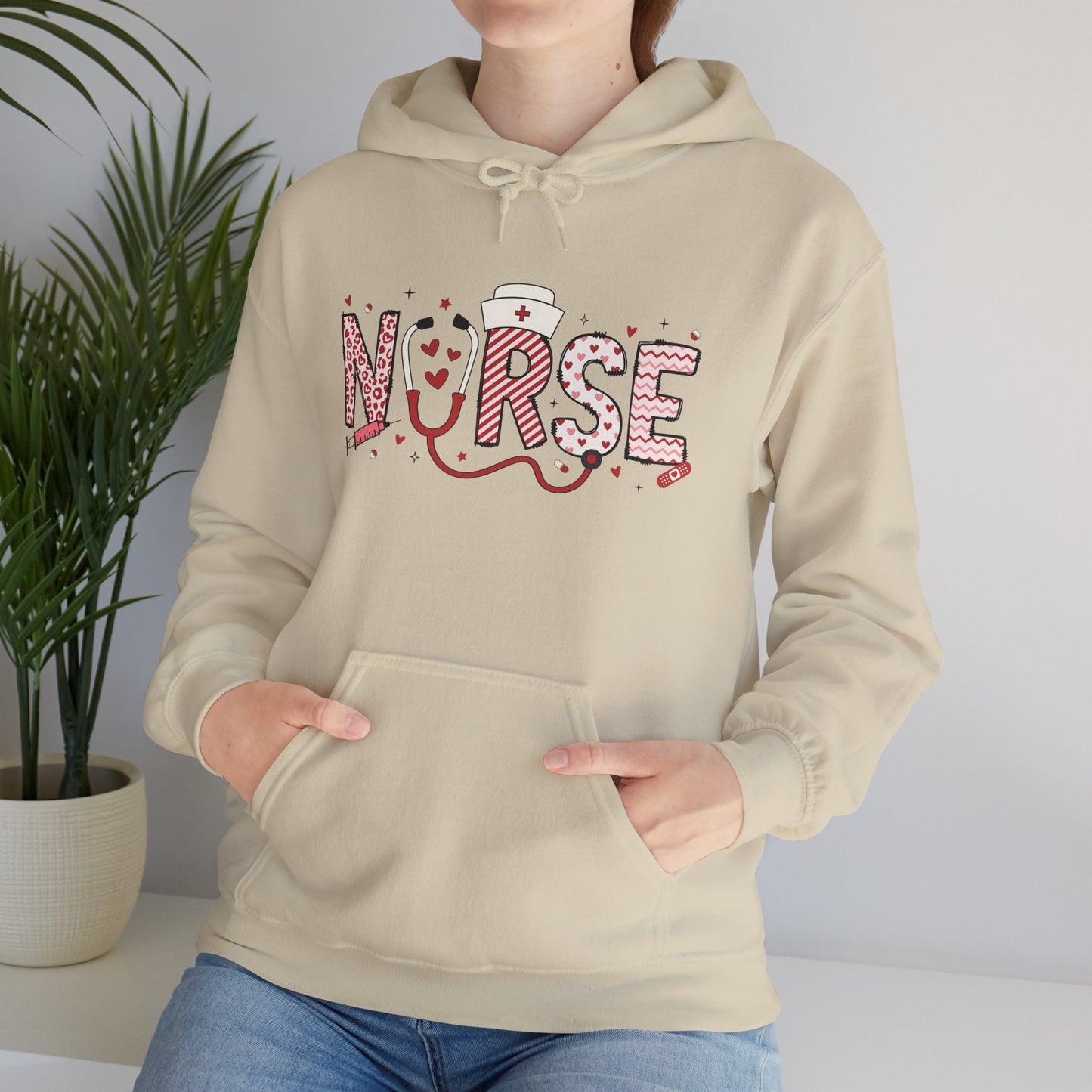 Cozy Unisex Nurse Hoodie - Soft, Warm & Stylish Sweatshirt