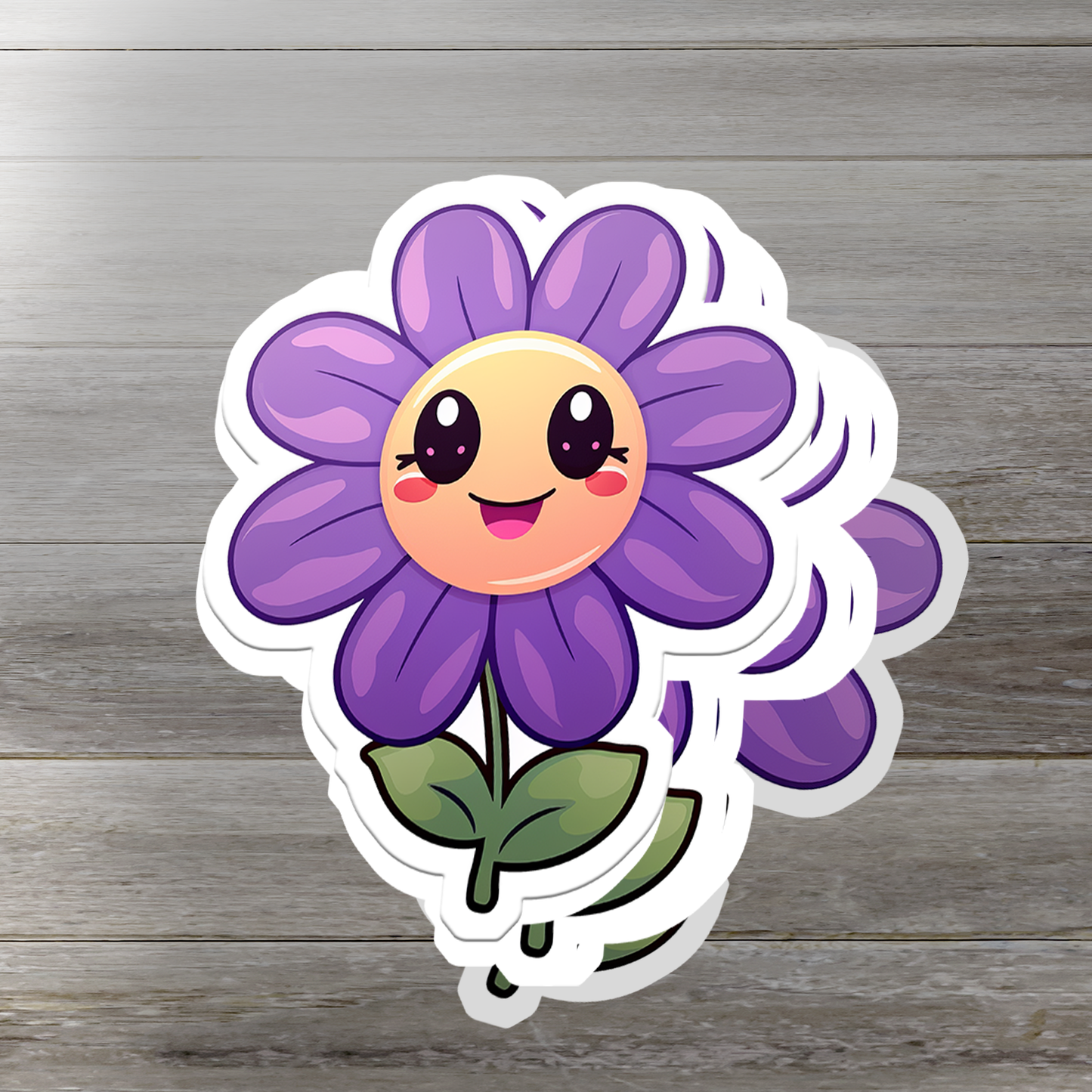Charming Flower Vinyl Sticker - Blossom Your World with Delight