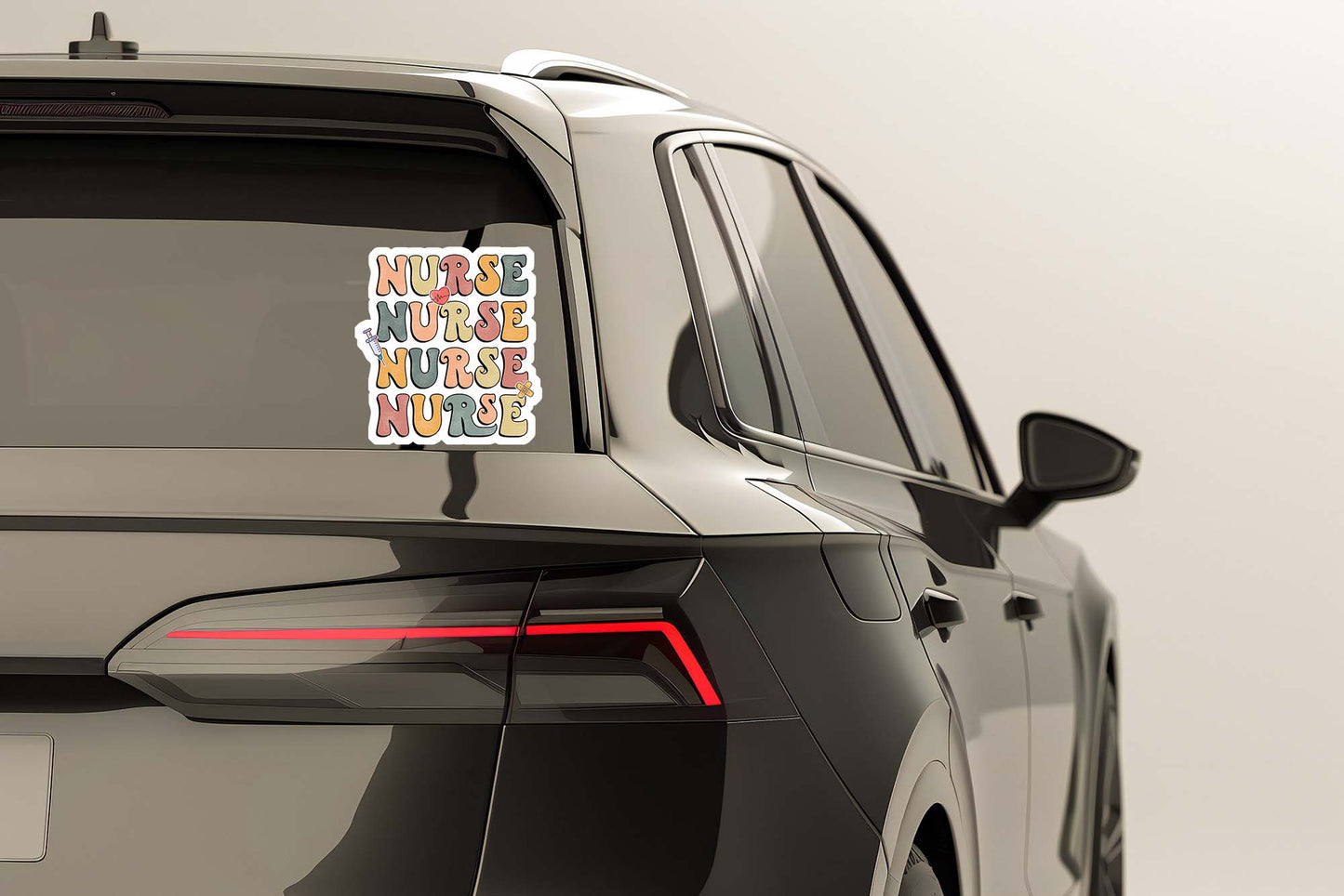 Cute Nurse Sticker – Weatherproof Vinyl for Water Bottles, Laptops & More