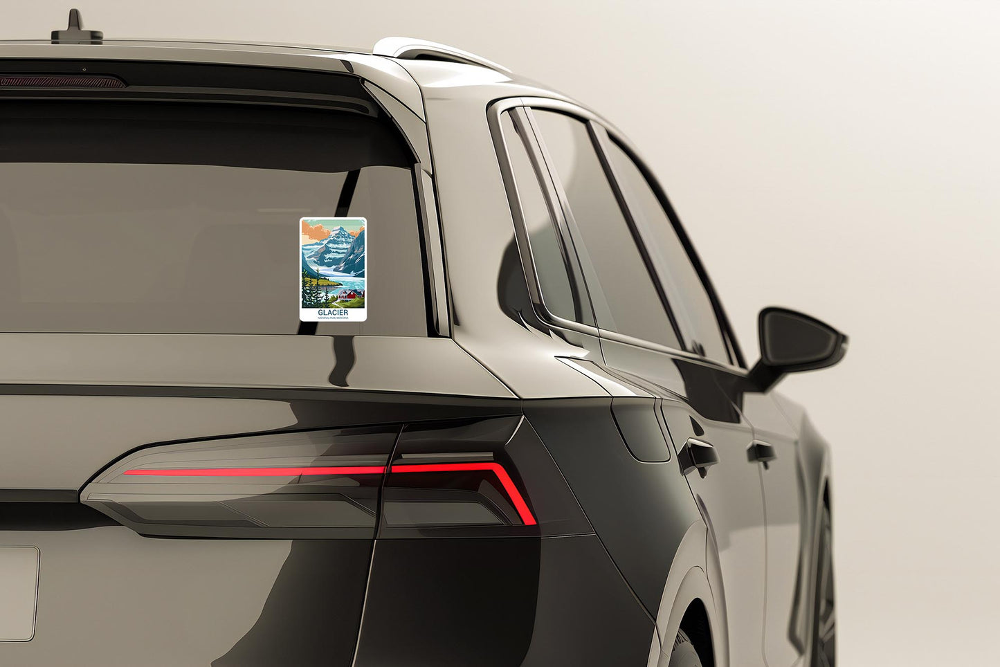 Glacier National Park Sticker – Durable Vinyl Sticker