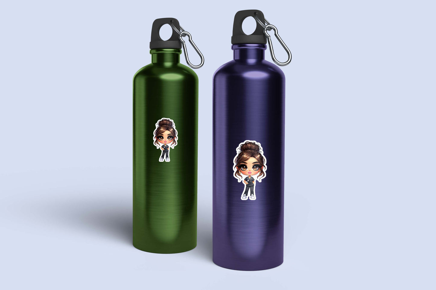 Cute Nurse Sticker – Weatherproof Vinyl for Water Bottles, Laptops & More