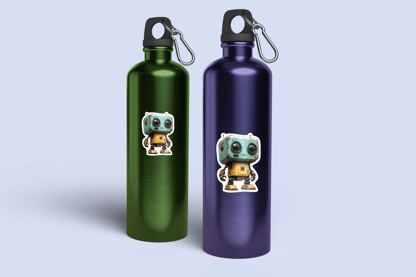 Cute Cartoon Robot Sticker – Durable Weatherproof Vinyl for All Surfaces