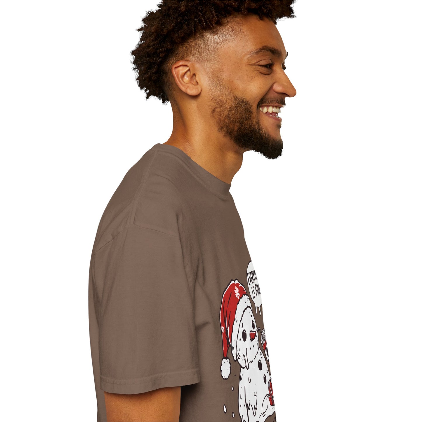 Snowman T-Shirt - "Everything is Fine, I'm Just Having a Meltdown" - Funny Winter Tee
