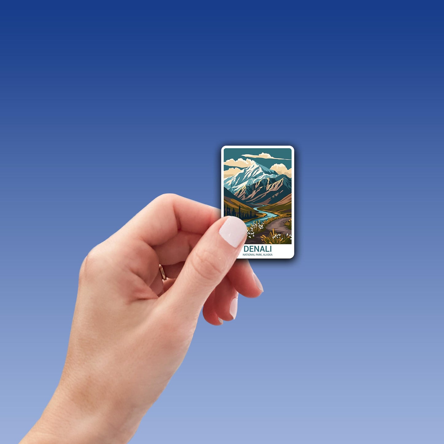 Denali National Park Sticker – Durable Vinyl Sticker