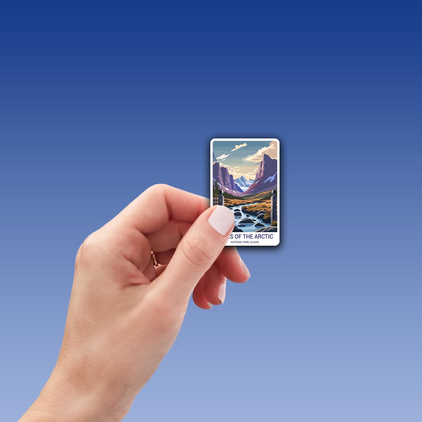 Gates of the Arctic National Park Sticker – Durable Vinyl Sticker