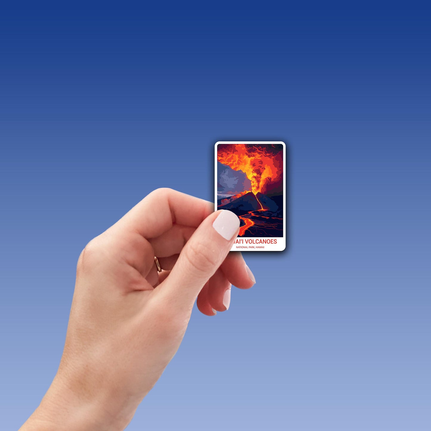 Hawai'i Volcanoes National Park Sticker – Durable Vinyl Sticker