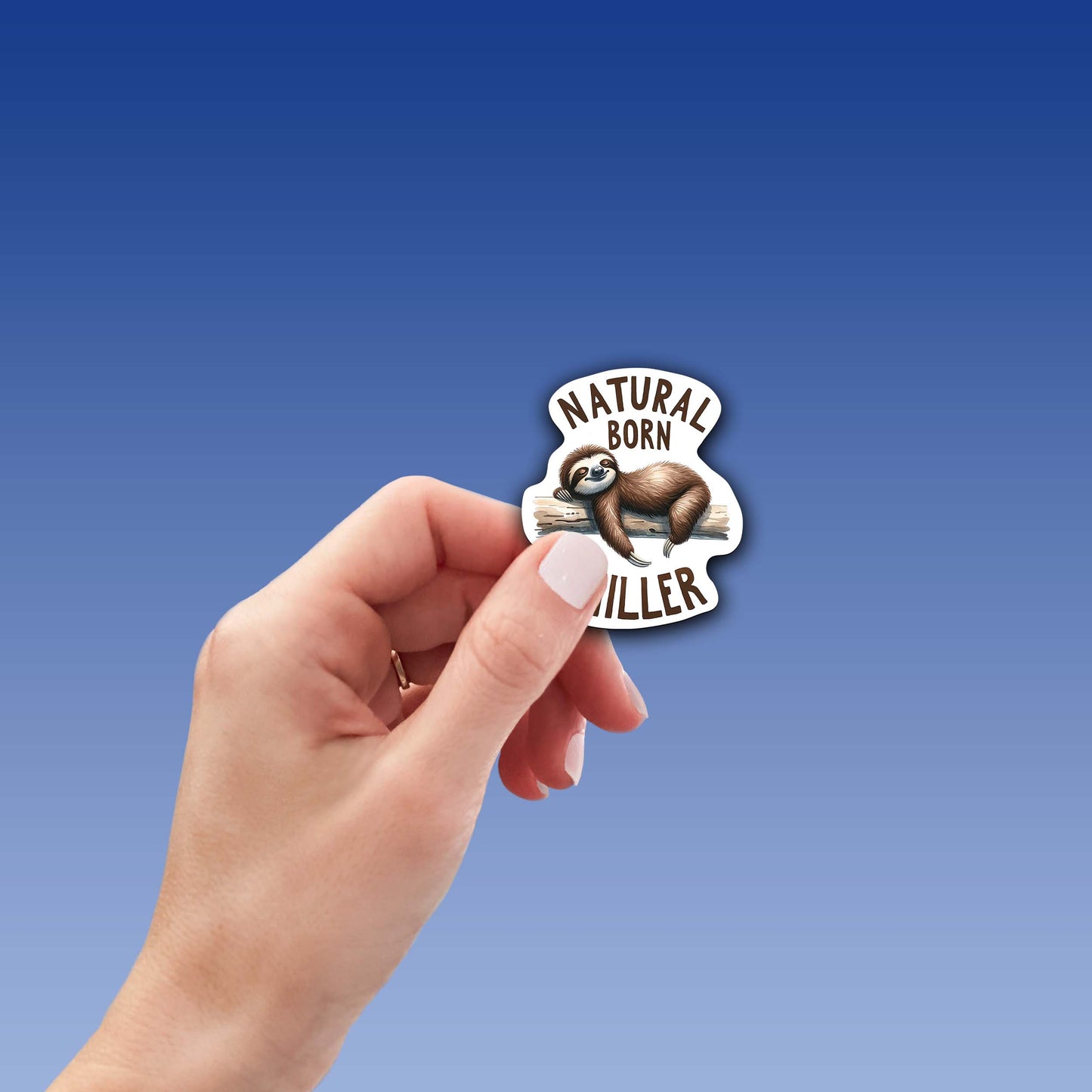 Sloths with Quotes Sticker β Cute Weatherproof Vinyl for Laptops, Cups & More