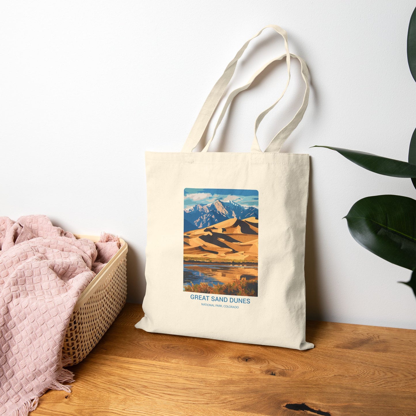 Great Sand Dunes National Park Canvas Tote Bag