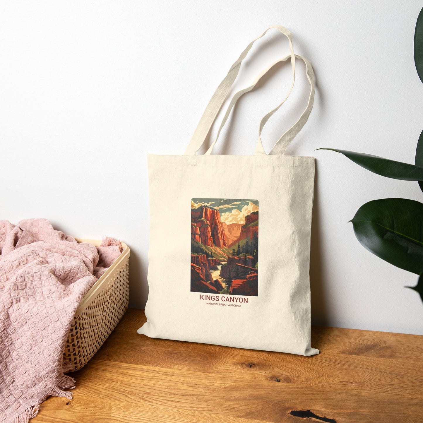 Kings Canyon National Park Canvas Tote