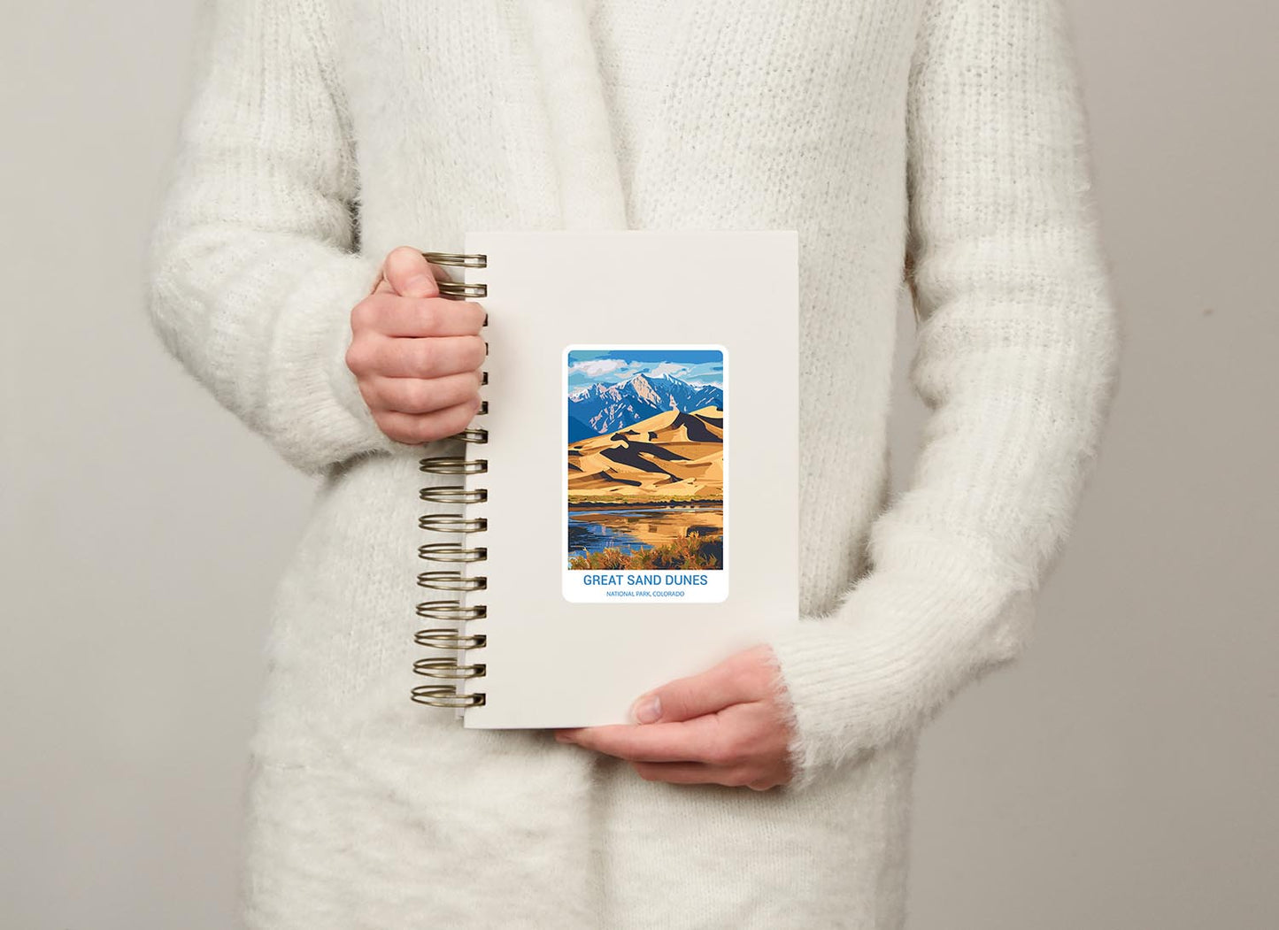 Great Sand Dunes National Park Sticker – Durable Vinyl Sticker