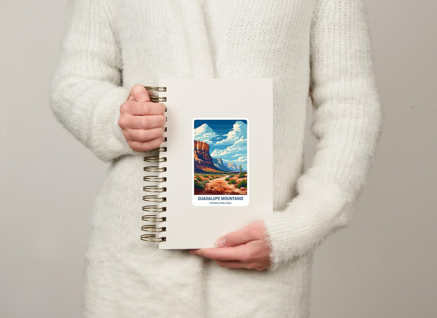 Guadalupe Mountains National Park Sticker – Durable Vinyl Sticker