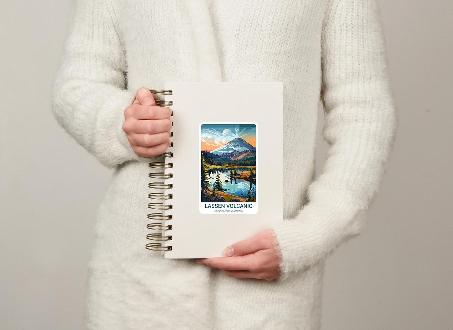 Lassen Volcanic National Park Sticker – Durable Vinyl Sticker