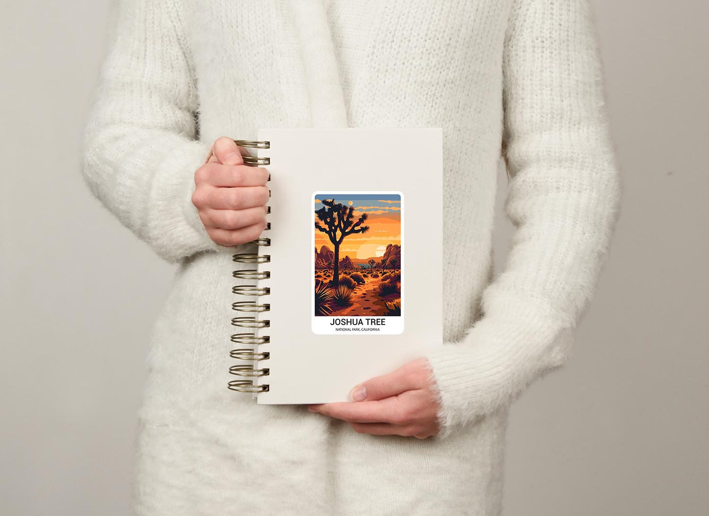 Joshua Tree National Park Sticker – Durable Vinyl Sticker