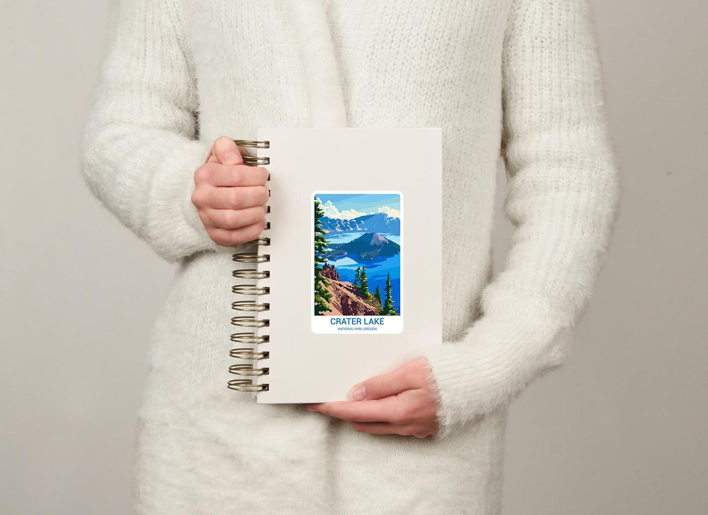 Crater Lake National Park Sticker – Durable Vinyl Sticker