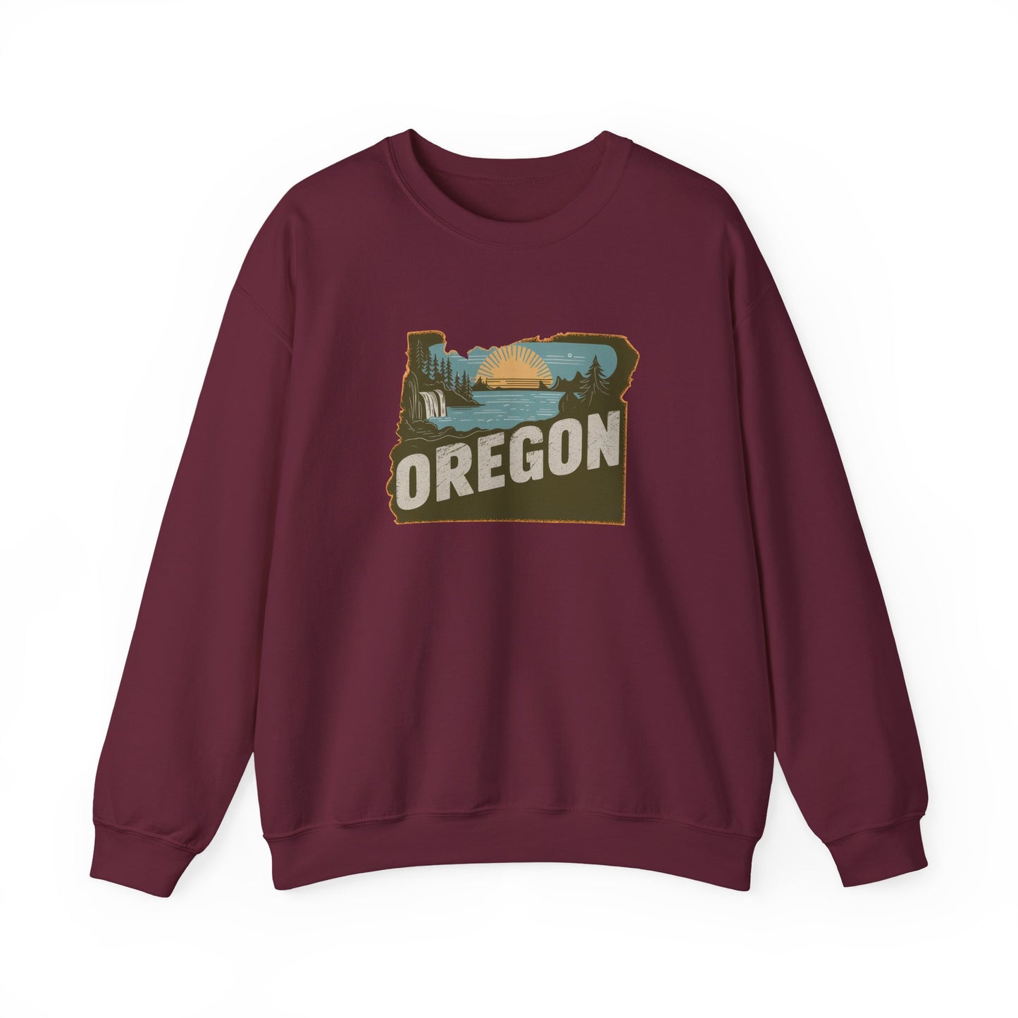 Oregon State Landscape sweatshirt | Retro Pacific Northwest Crewneck