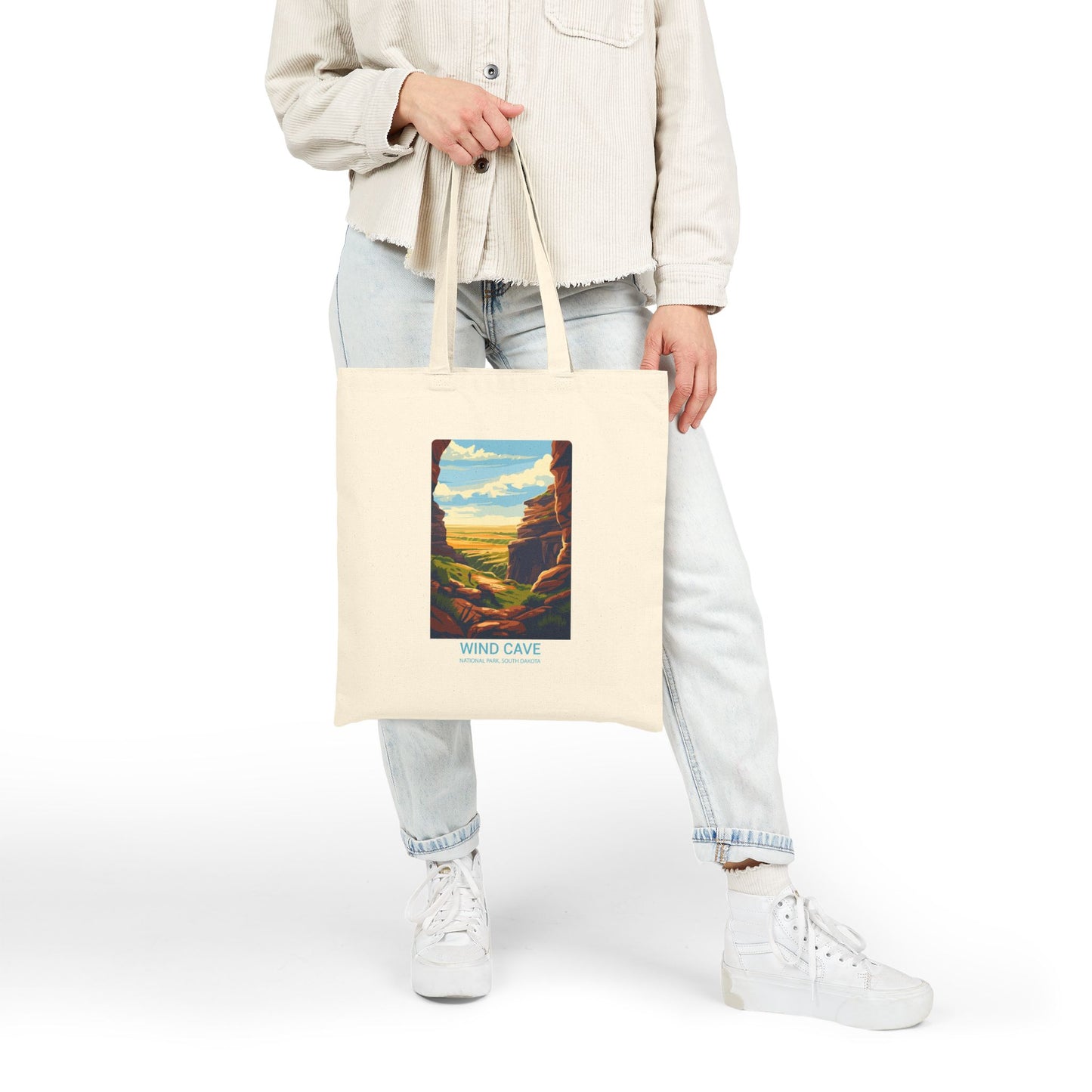 Wind Cave National Park Canvas Tote
