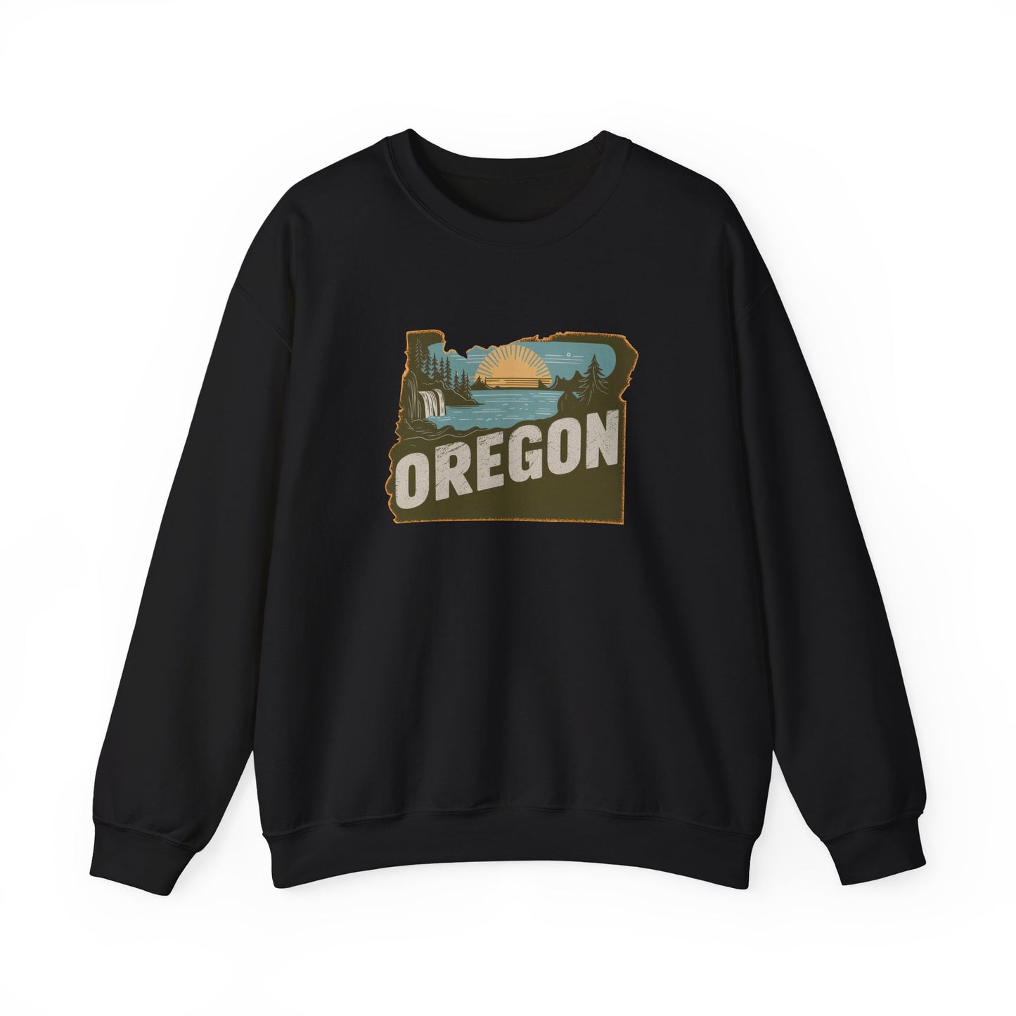 Oregon State Landscape sweatshirt | Retro Pacific Northwest Crewneck