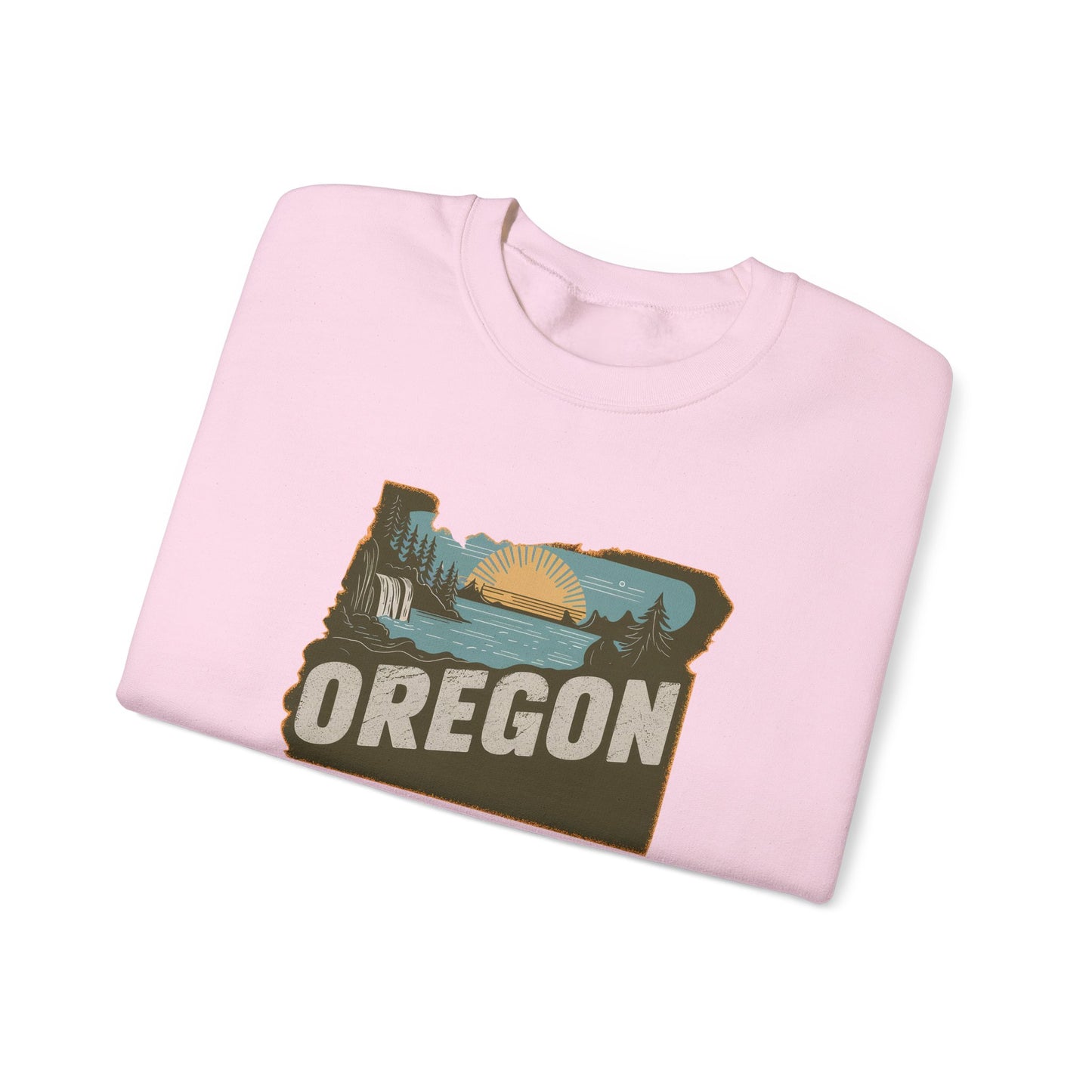 Oregon State Landscape sweatshirt | Retro Pacific Northwest Crewneck