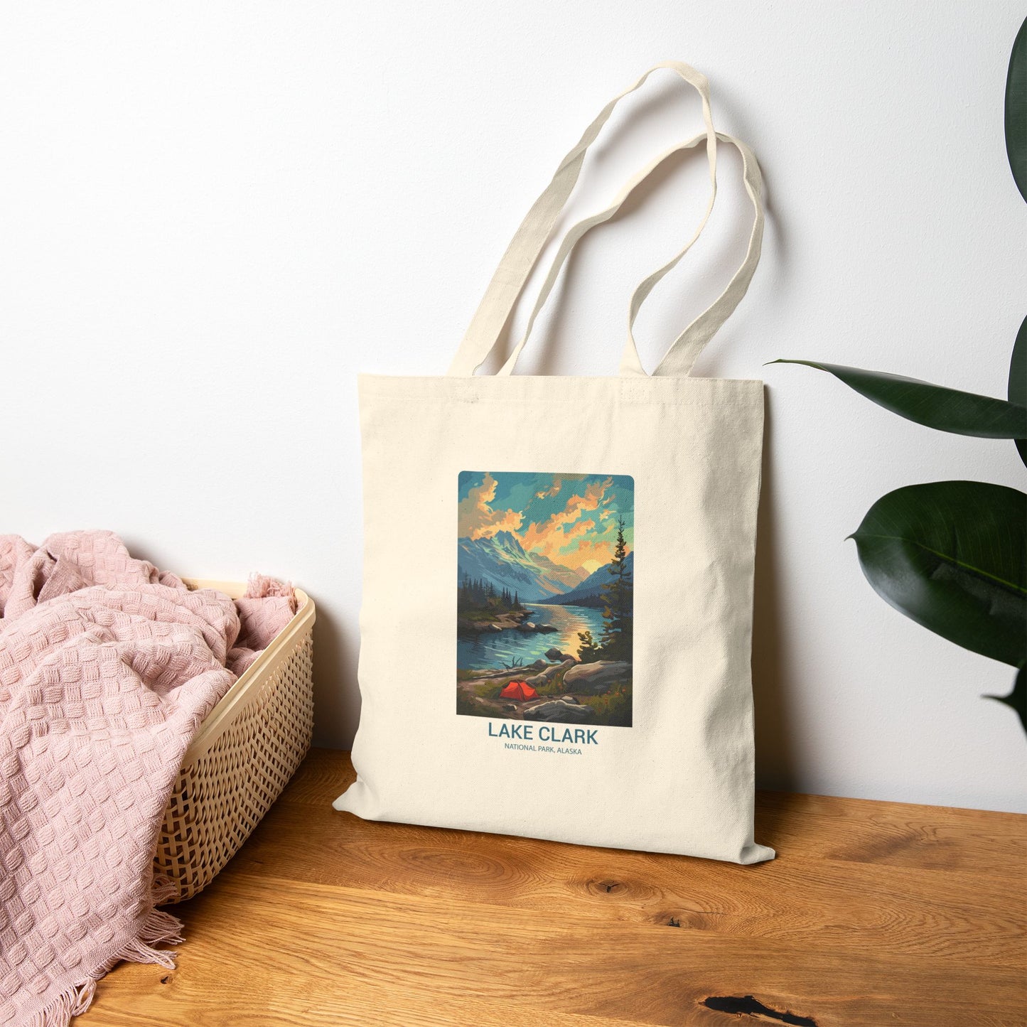 Lake Clark National Park Canvas Tote Bag