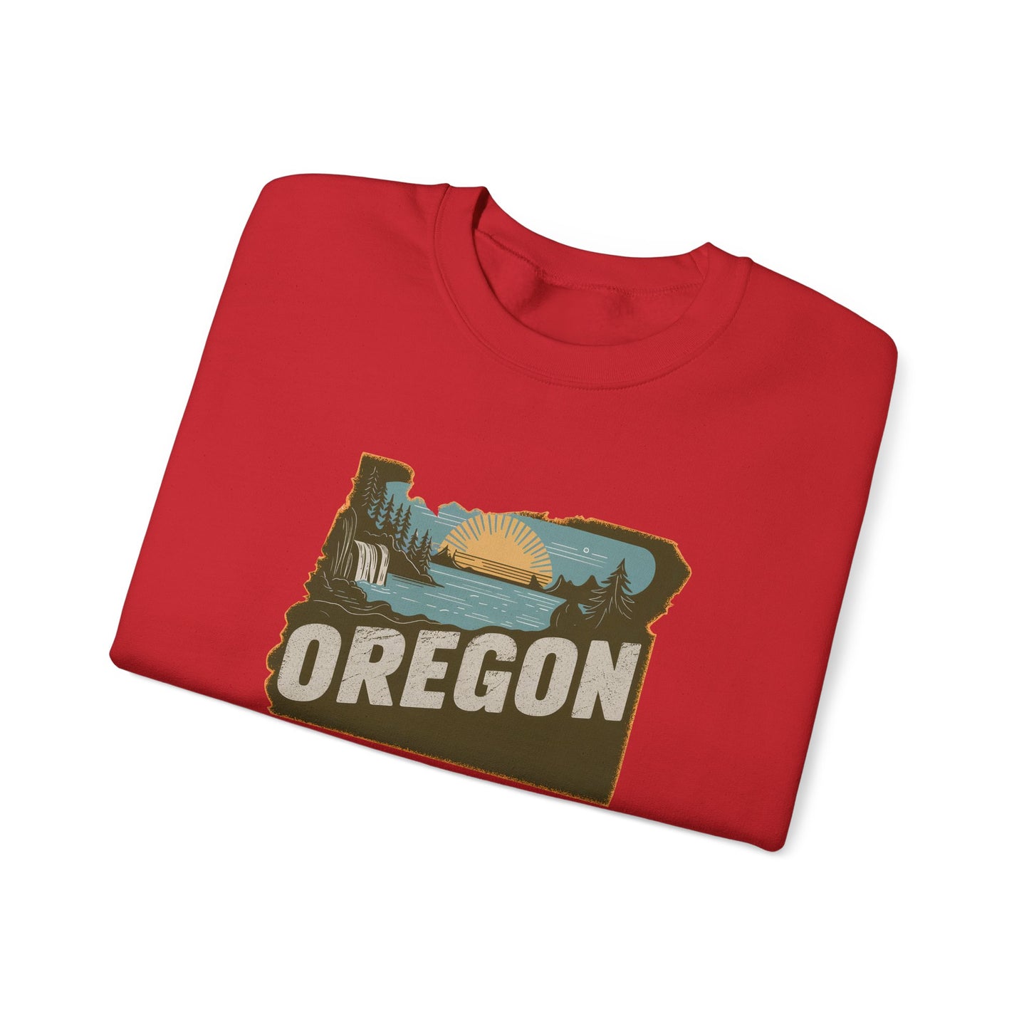 Oregon State Landscape sweatshirt | Retro Pacific Northwest Crewneck