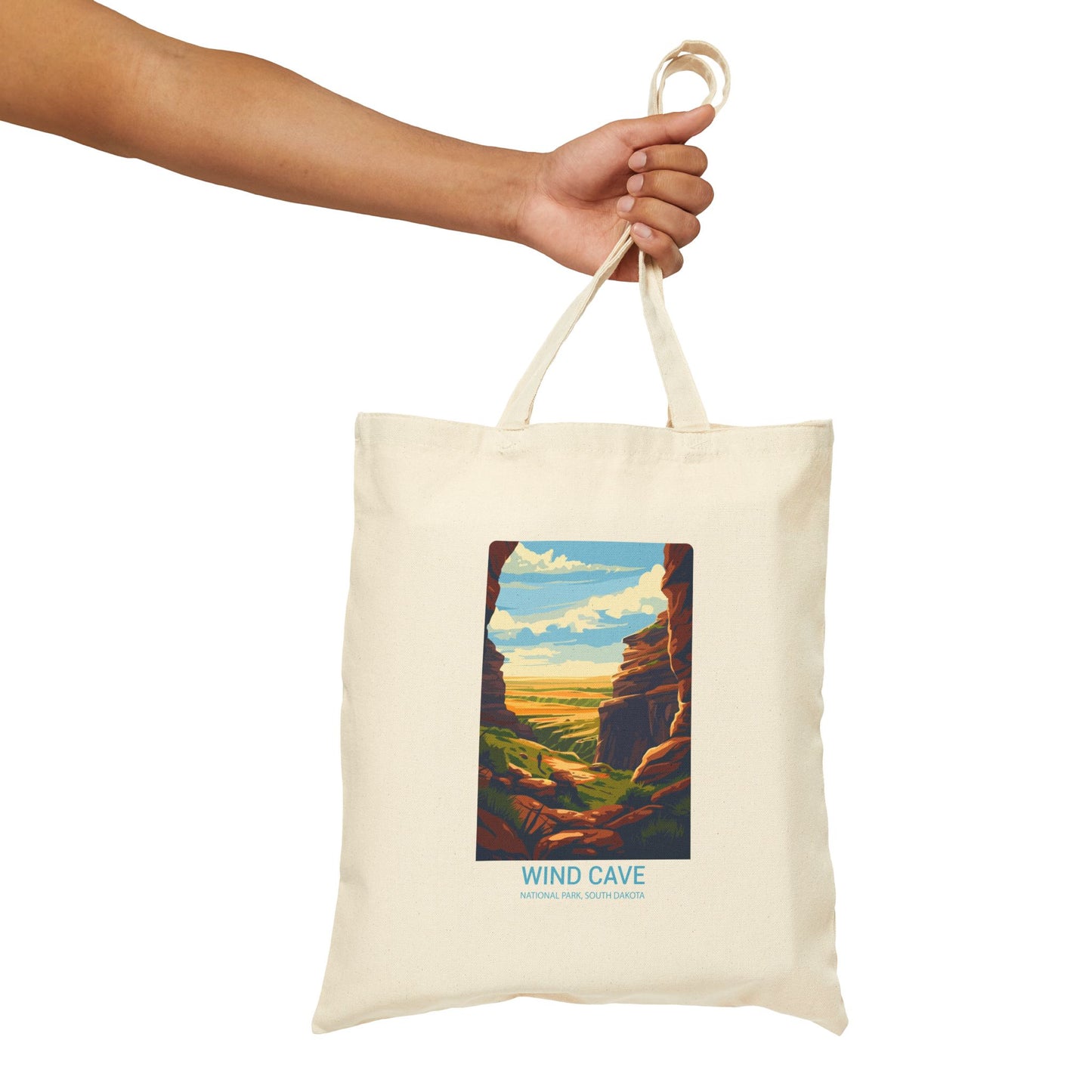 Wind Cave National Park Canvas Tote