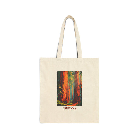 Redwood National Park Canvas Tote Bag