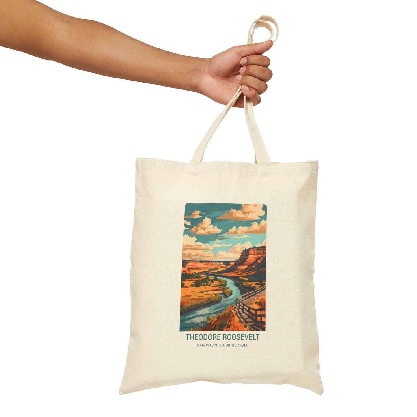 Theodore Roosevelt National Park Canvas Tote