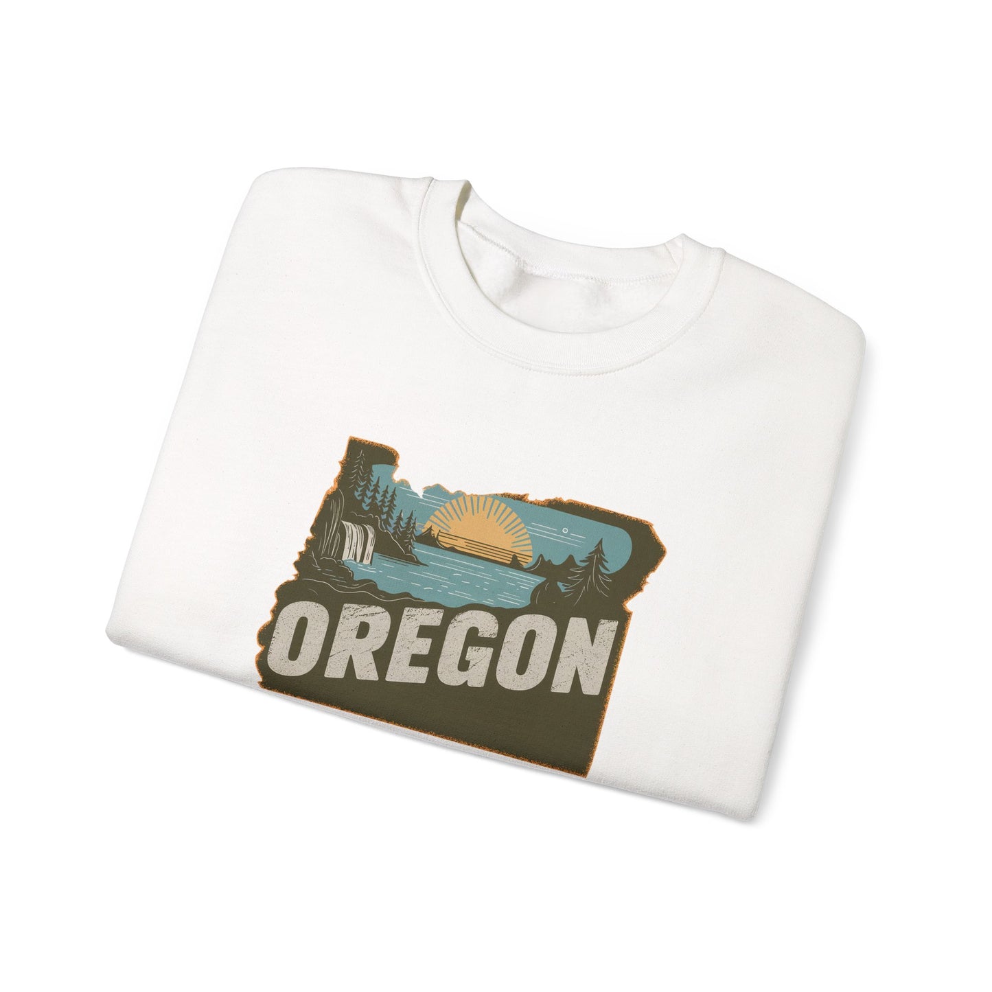 Oregon State Landscape sweatshirt | Retro Pacific Northwest Crewneck