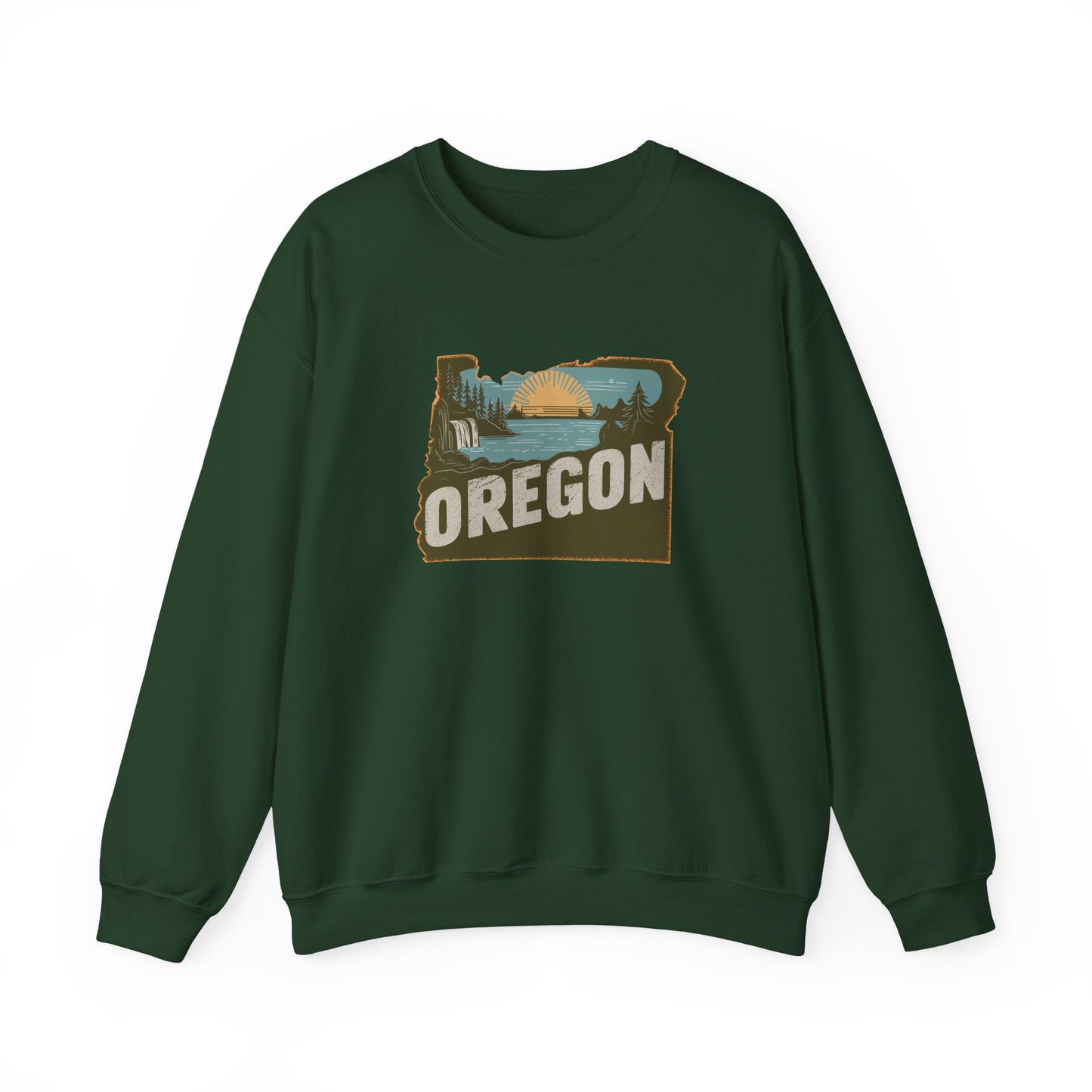 Oregon State Landscape sweatshirt | Retro Pacific Northwest Crewneck