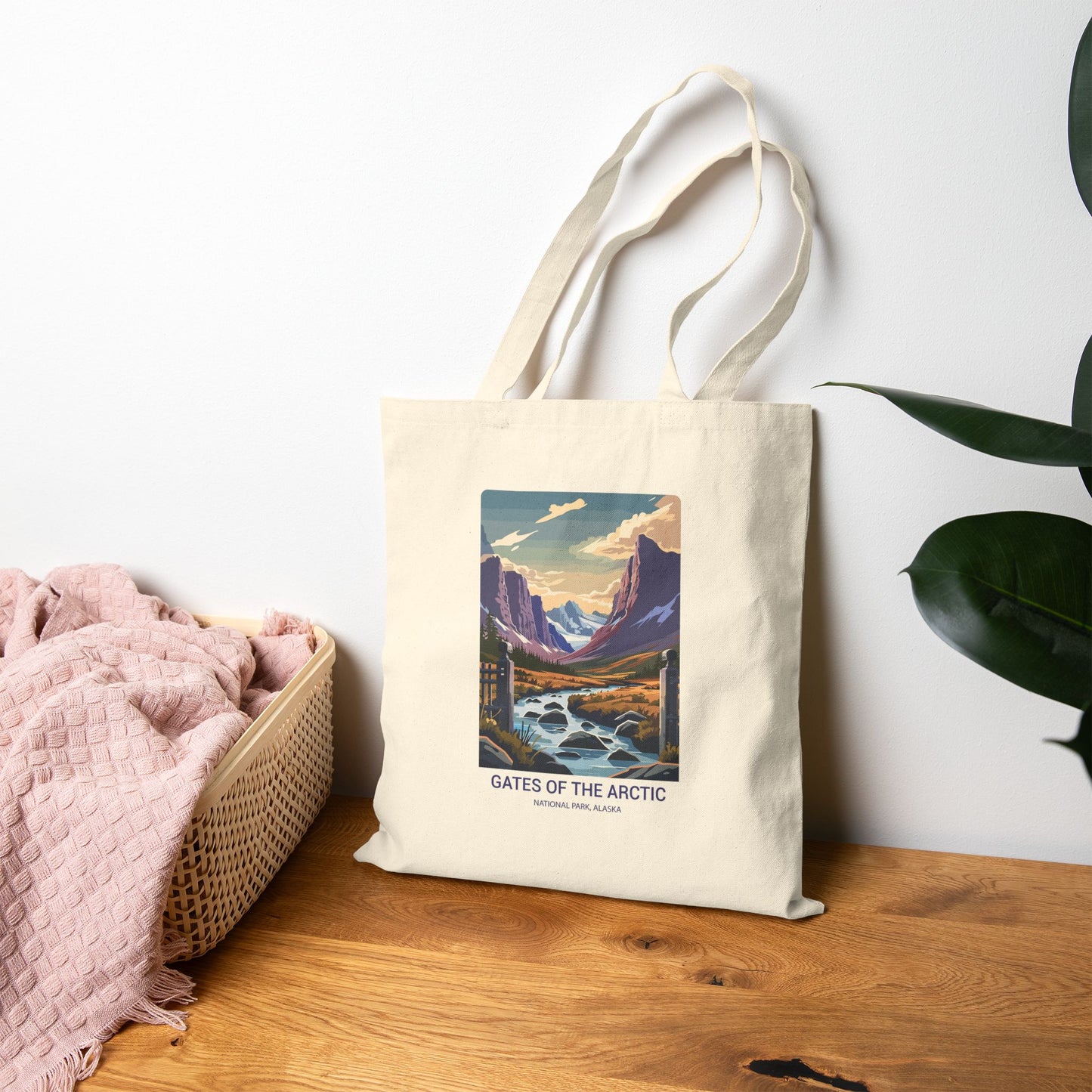 Gates of the Arctic National Park Canvas Tote Bag