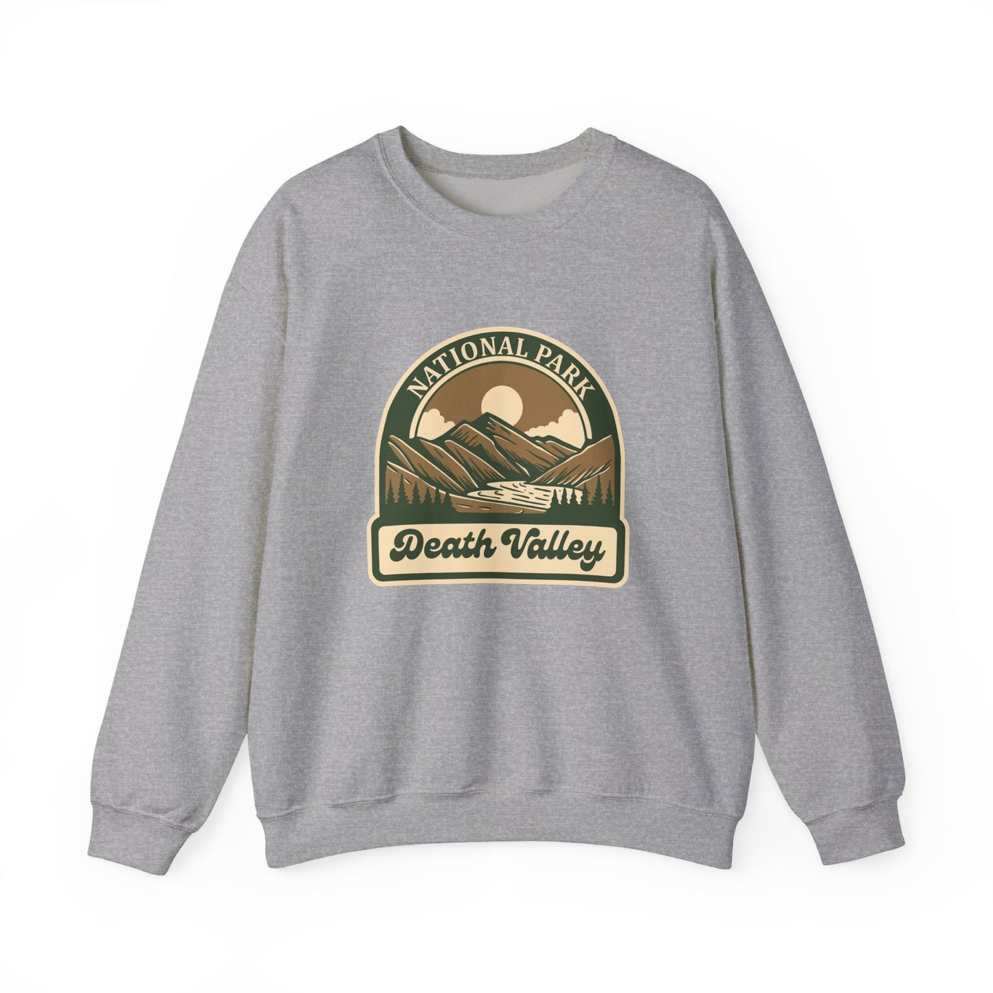 Death Valley National Park landscape Sweatshirt | Vintage desert mountains emblem