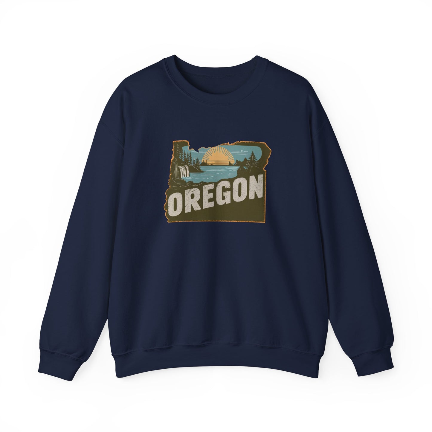 Oregon State Landscape sweatshirt | Retro Pacific Northwest Crewneck
