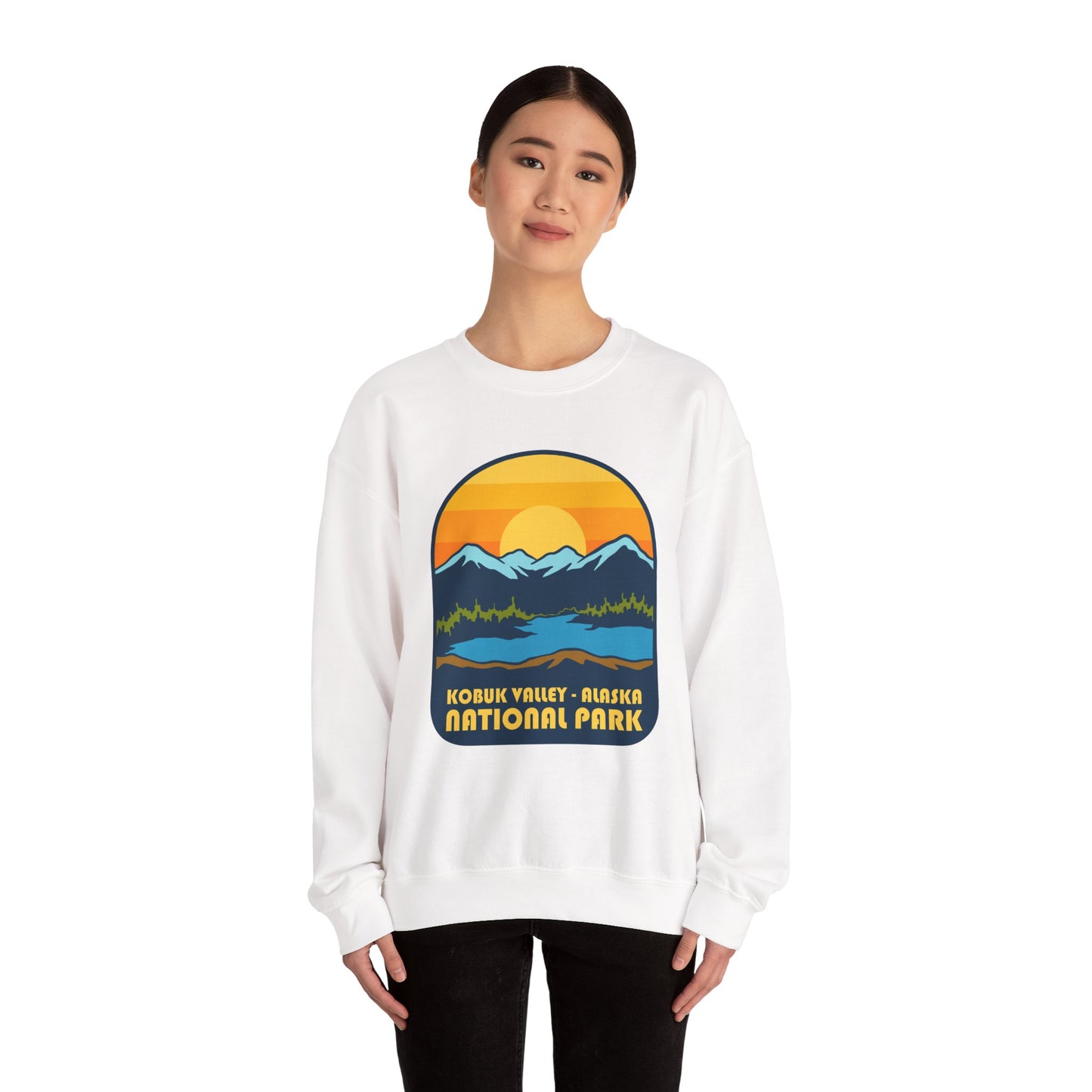 Kobuk Valley Alaska National Park sweatshirt | Mountain Sunset Crewneck