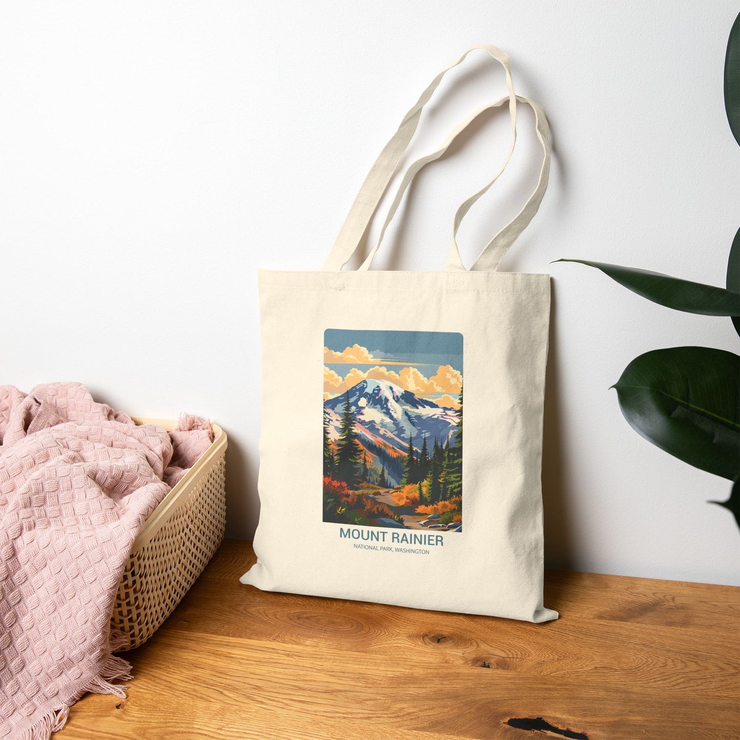 Mount Rainier National Park Tote Bag