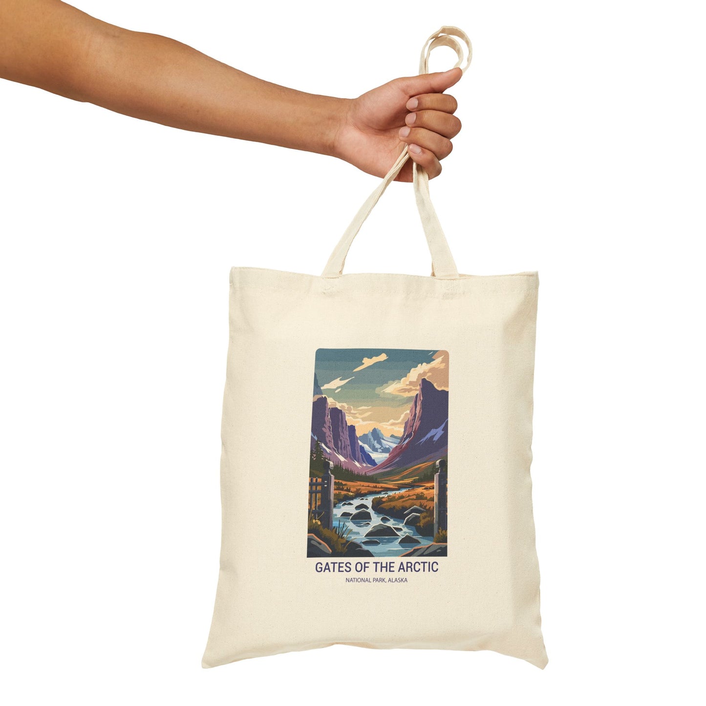 Gates of the Arctic National Park Canvas Tote Bag