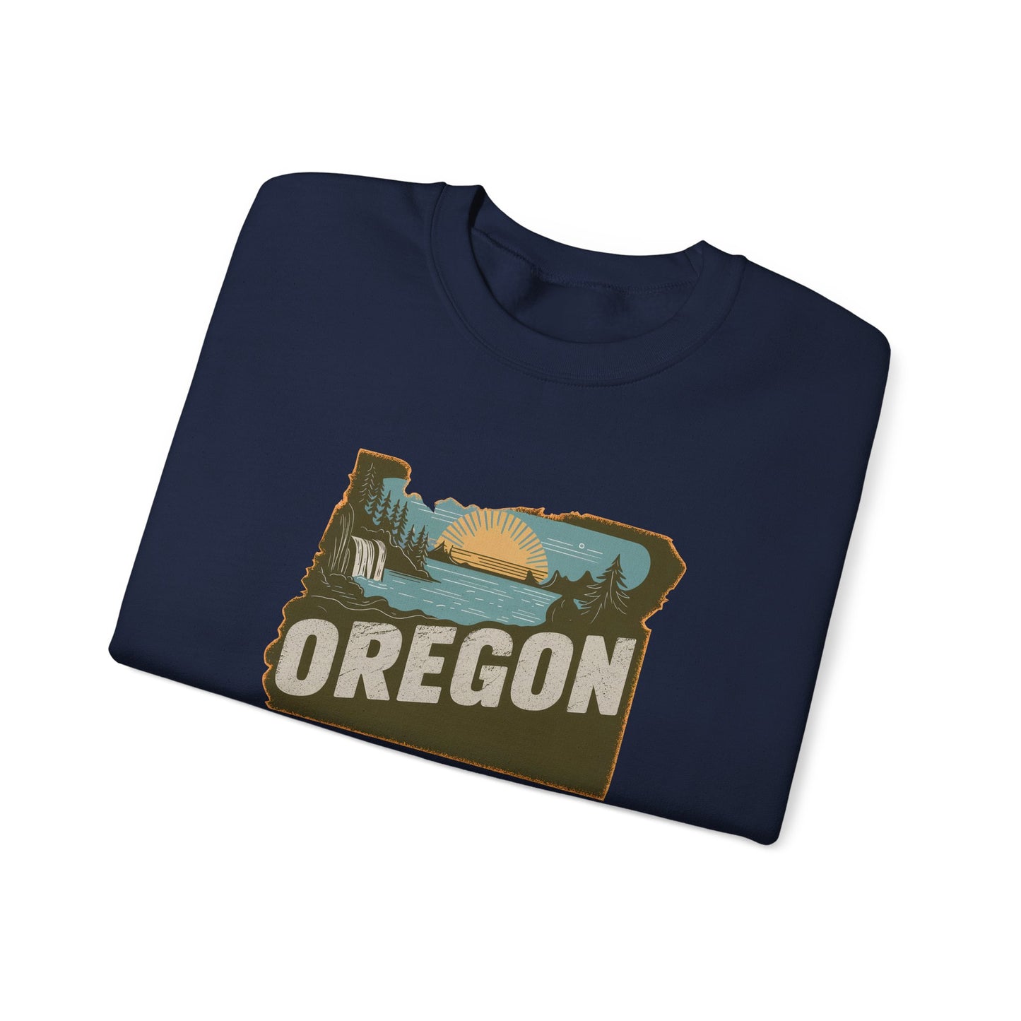 Oregon State Landscape sweatshirt | Retro Pacific Northwest Crewneck