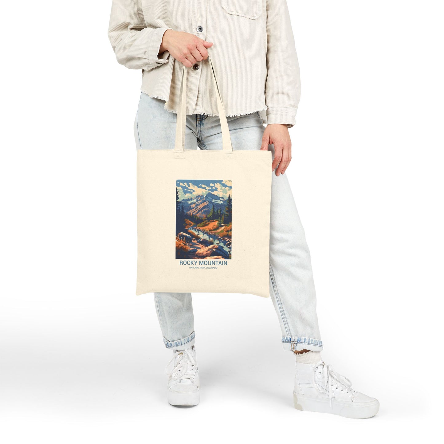 Rocky Mountain National Park Canvas Tote Bag
