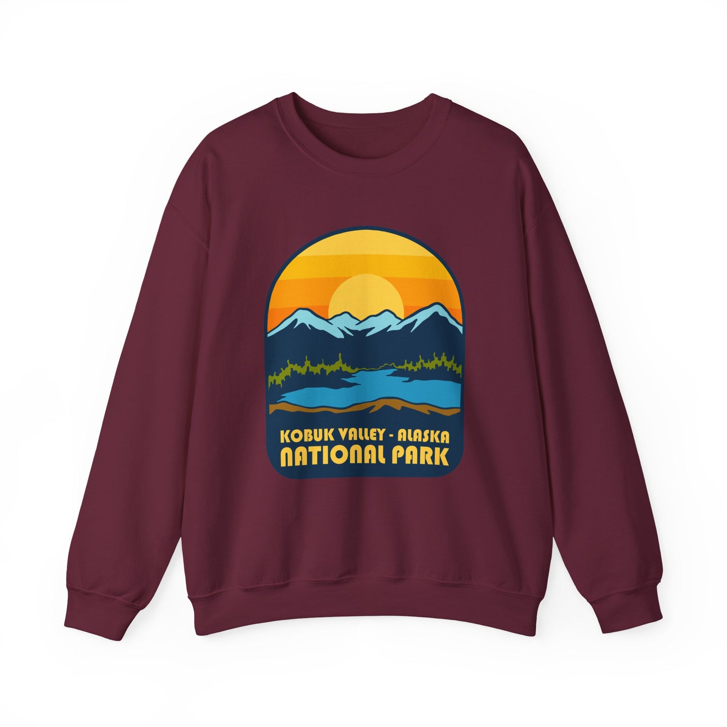 Kobuk Valley Alaska National Park sweatshirt | Mountain Sunset Crewneck