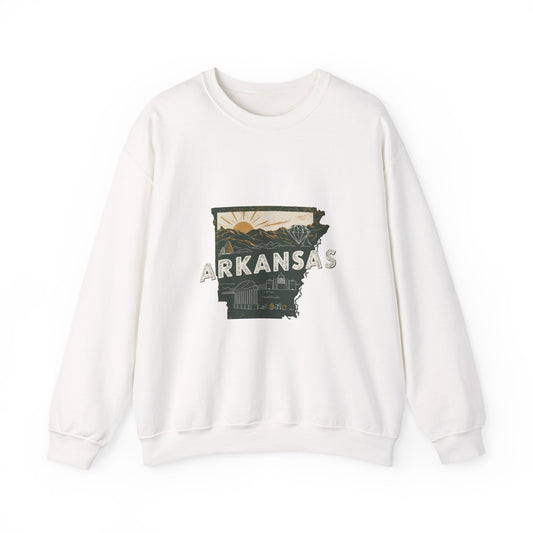 Arkansas Crewneck Sweatshirt | Vintage Outdoor Scenic