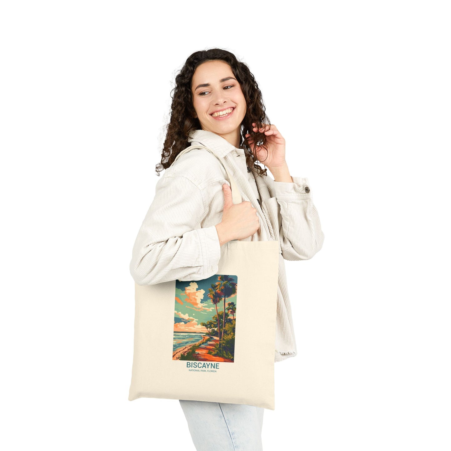 Biscayne National Park Vintage Poster Cotton Tote