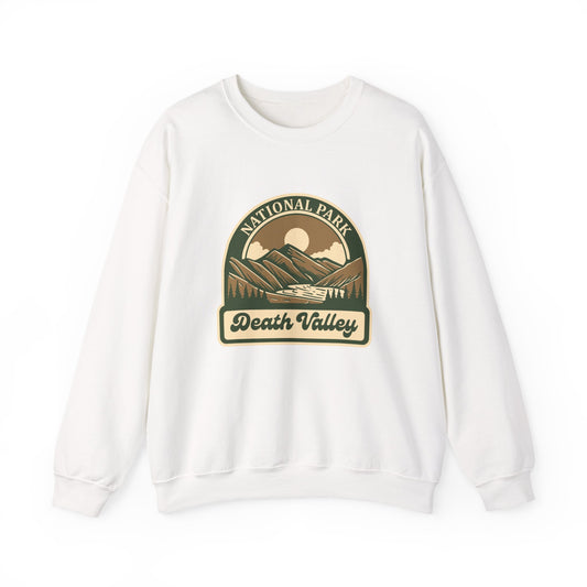Death Valley National Park landscape Sweatshirt | Vintage desert mountains emblem