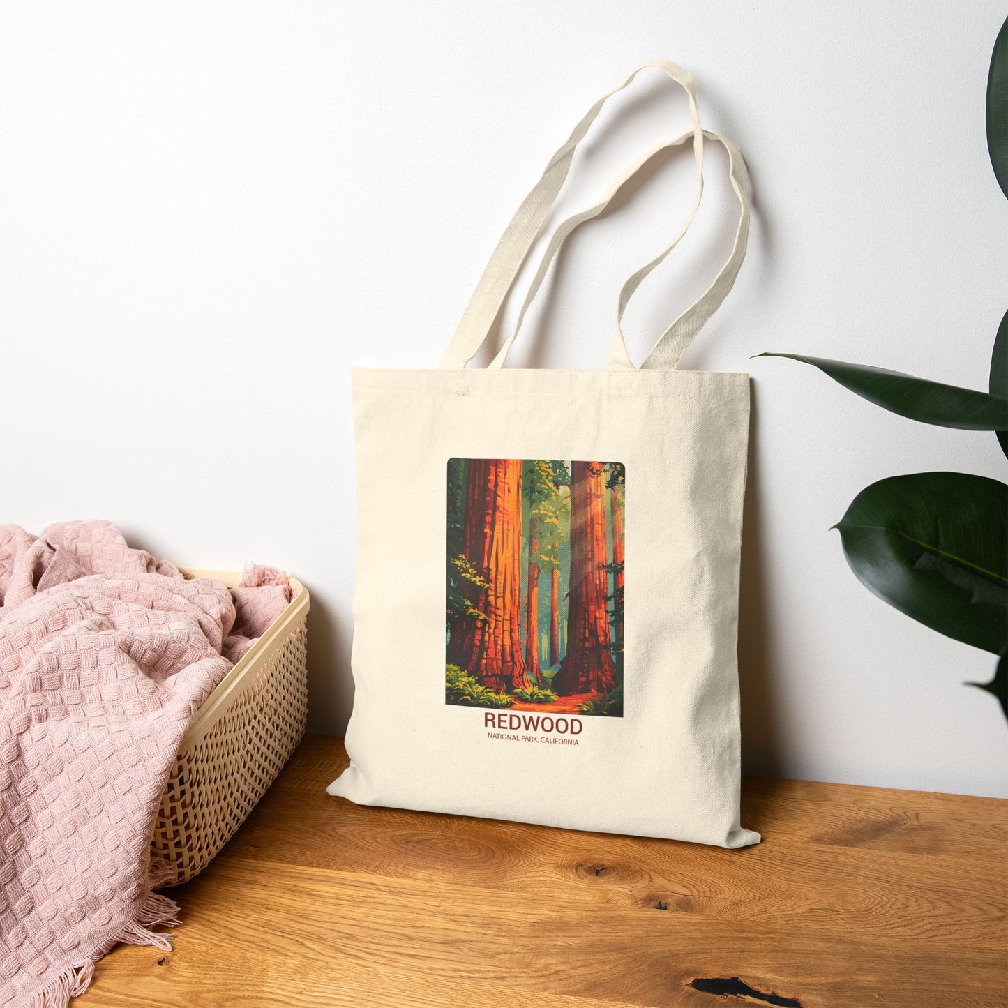 Redwood National Park Canvas Tote Bag