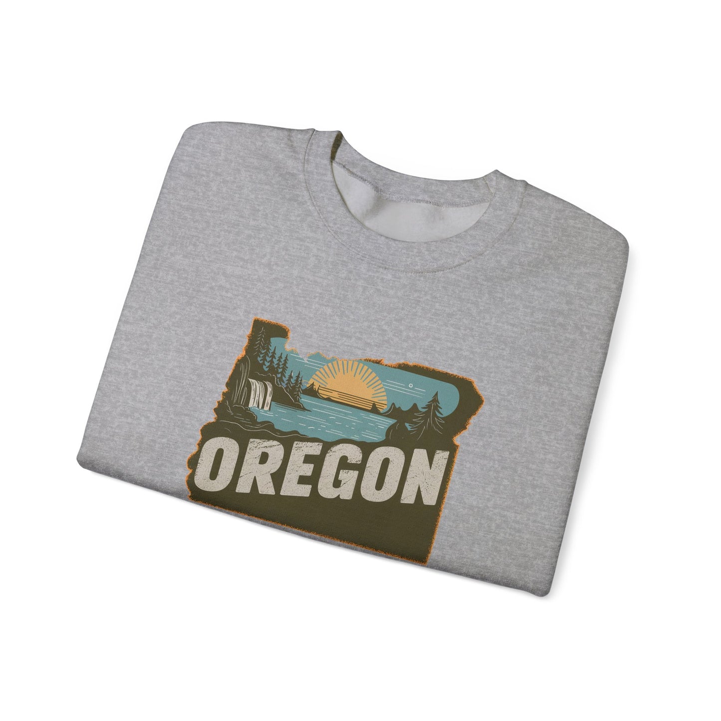 Oregon State Landscape sweatshirt | Retro Pacific Northwest Crewneck