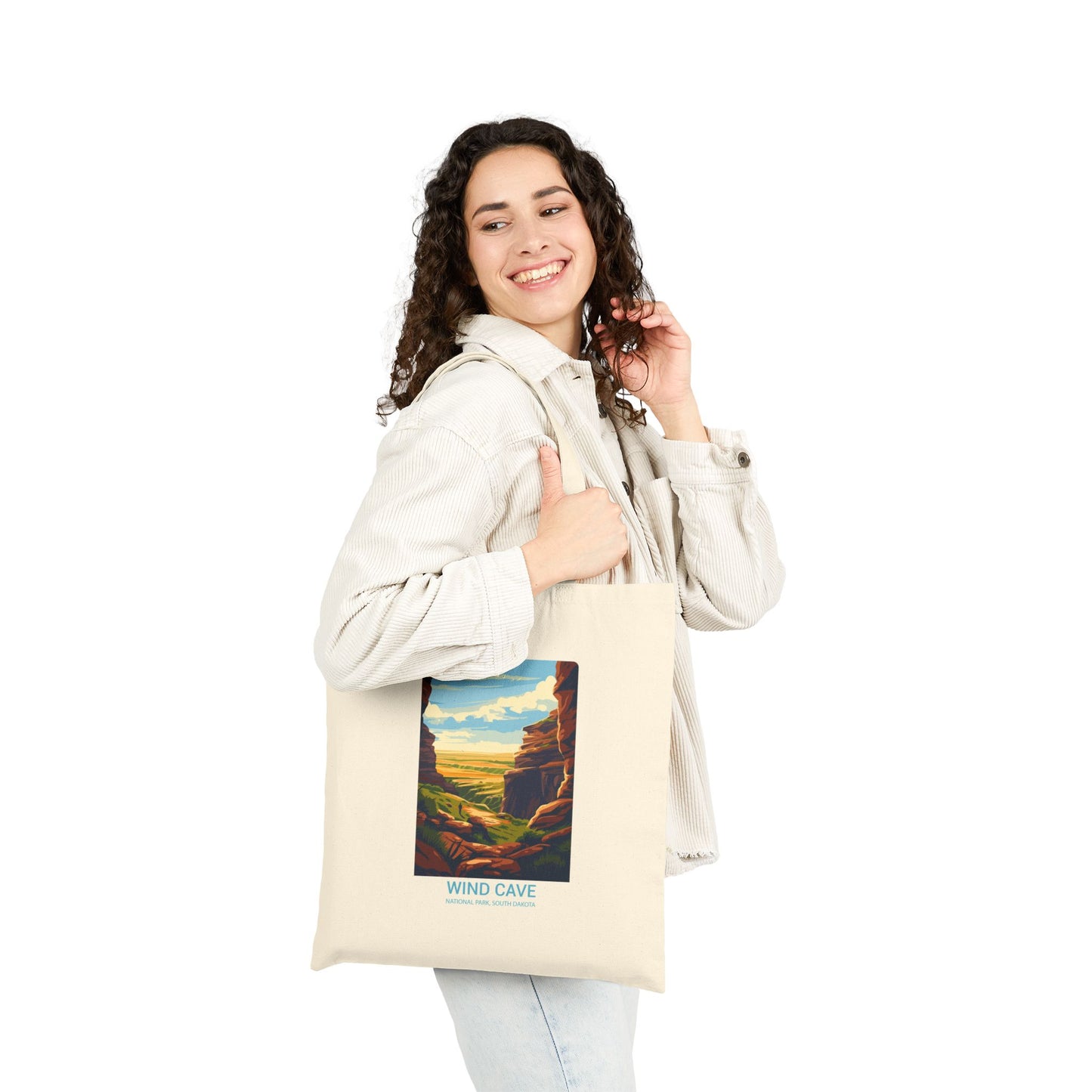 Wind Cave National Park Canvas Tote